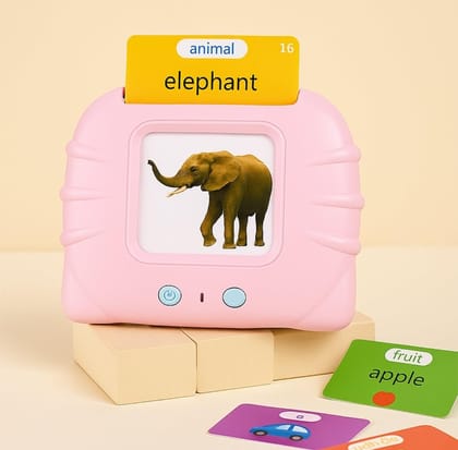 DHRUVINSRI 17900 Preschool Learning Toys Flash Cards for Small Kids Educational Toys English Words Learning Machine with 224 Words Birthday Gift for Intelligent Electric Kids Language Card (1 Set)