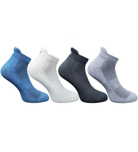 4_Pair Set Unisex Casual Cotton Printed Ankle Length Socks (Multicolor)-PID63450