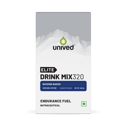 Unived Elite Drink Mix 320 for Endurance, Focus & Hydration Buzzing Naked