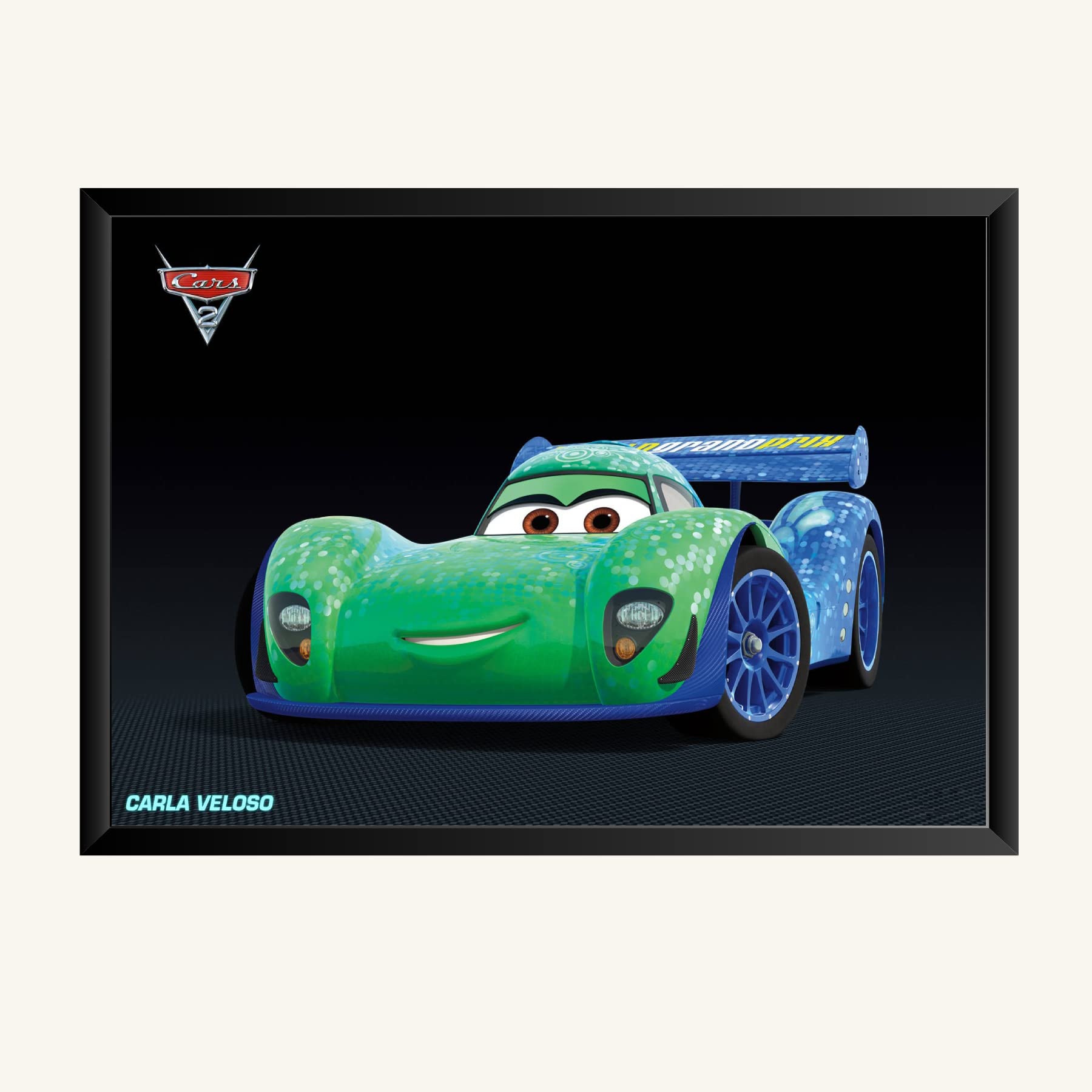 NOKKES Pixar Holley Shiftwell Cars 2 Photo Frame Poster 8X12inch Photo Mate Paper Wall Decoration For Home Office Wall Photo Frame Poster