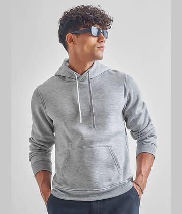 Highlander Polyester Hooded Men's Sweatshirt - Grey ( Pack of 1 )