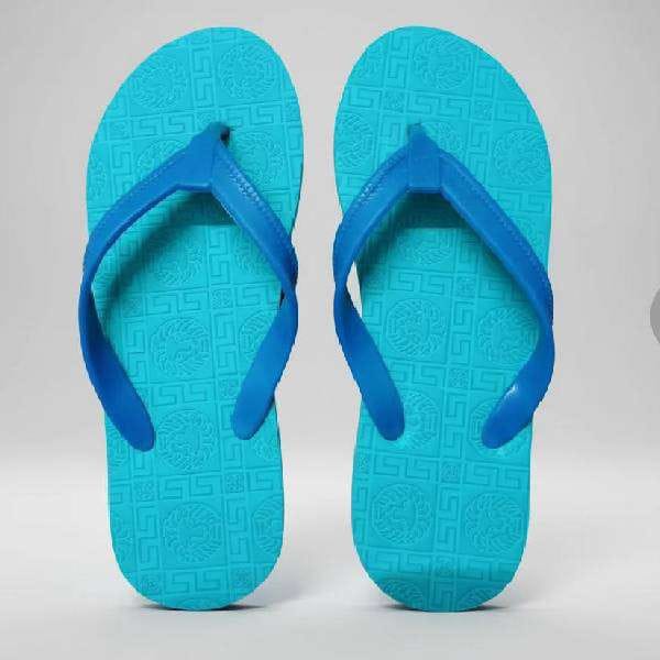 Premium Women Sky Blue Hawai Chappal