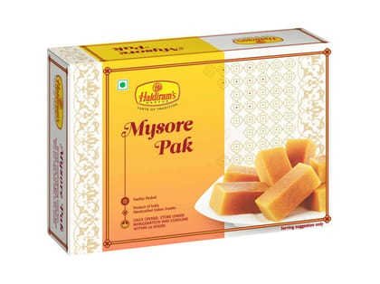 Haldiram's Mysore Pak Packed Sweets - 500 Gm