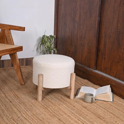 Modern Minimalist Round Ottoman