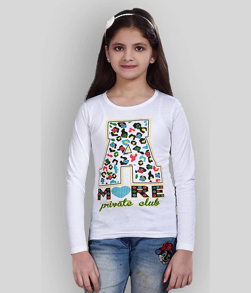 Sini Mini Pack of 1 Girls 100% Cotton T-Shirts ( Multi )