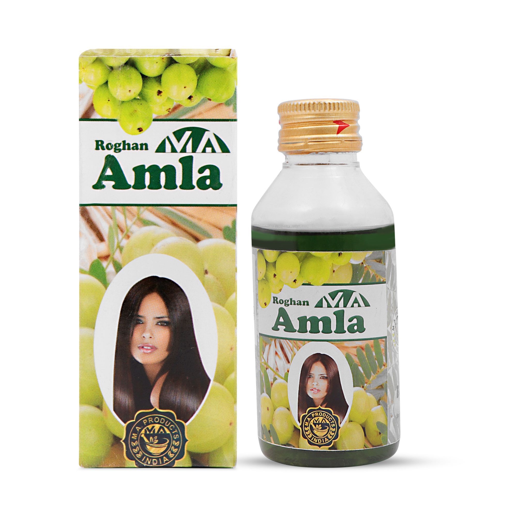 Roghan Amla Hair Oil - 100ml (Pack of 2) | Strengthens, Nourishes & Promotes Hair Growth | Controls Hair Fall | Supports Strong, Long, and Thick Hair