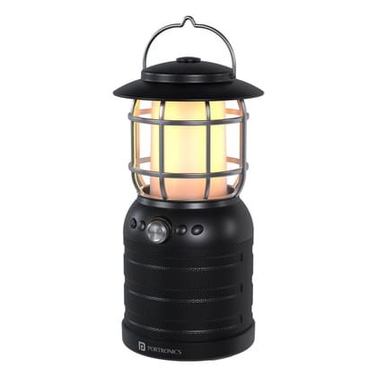 Portronics iLumi II Speaker With Lamp, 16W HD Sound, 2 LED Light Modes, Bluetooth 5.3V Strong Hook