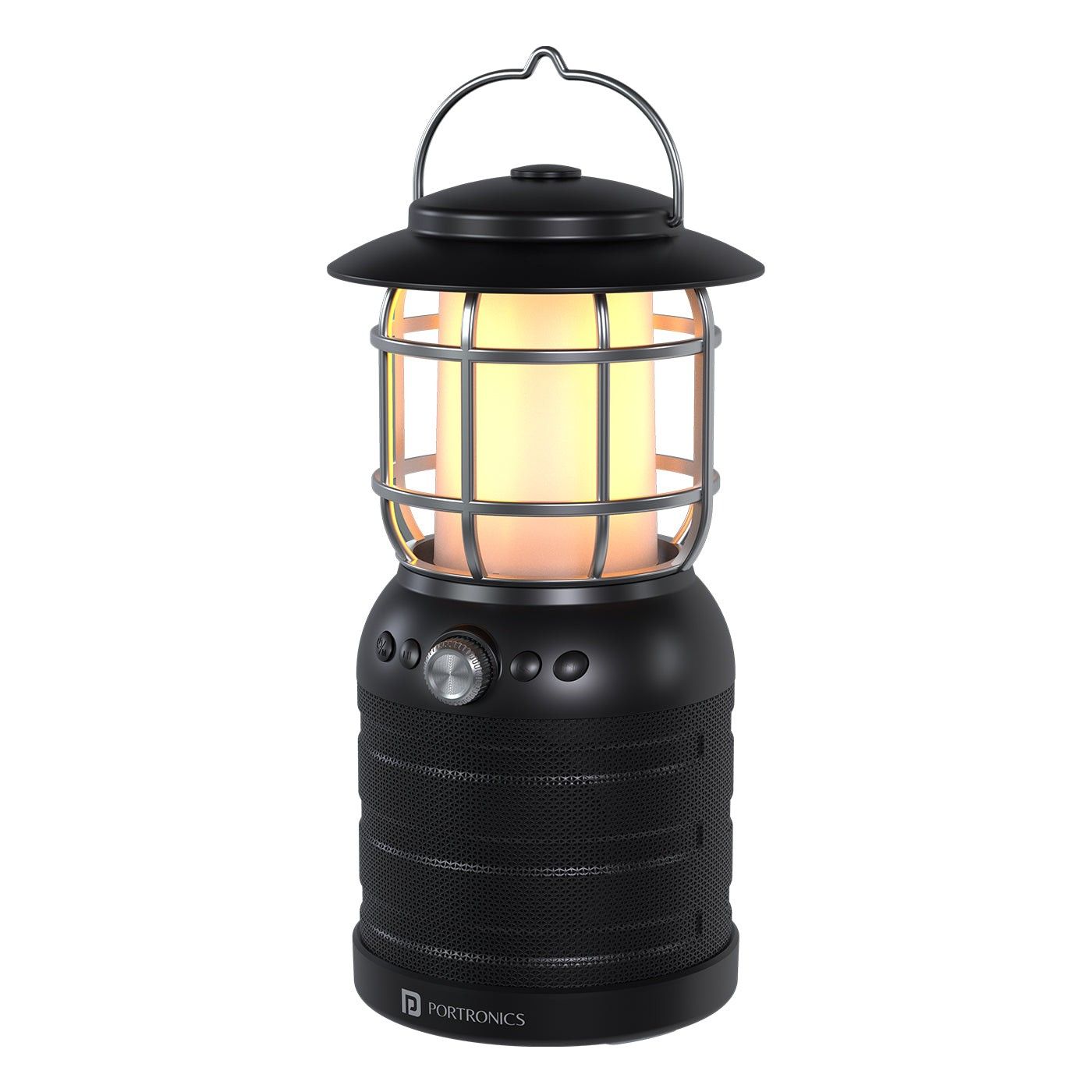 Portronics iLumi II Speaker With Lamp, 16W HD Sound, 2 LED Light Modes, Bluetooth 5.3V Strong Hook