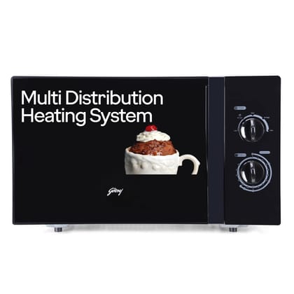 Godrej 25 L Solo Microwave Oven (GMX 725 SP1 TM Mirror, Multi distribution heat system), Black Godrej 25 L Solo Microwave Oven (GMX 725 SP1 TM Mirror, Multi distribution heat system), Black - Black / 25 L