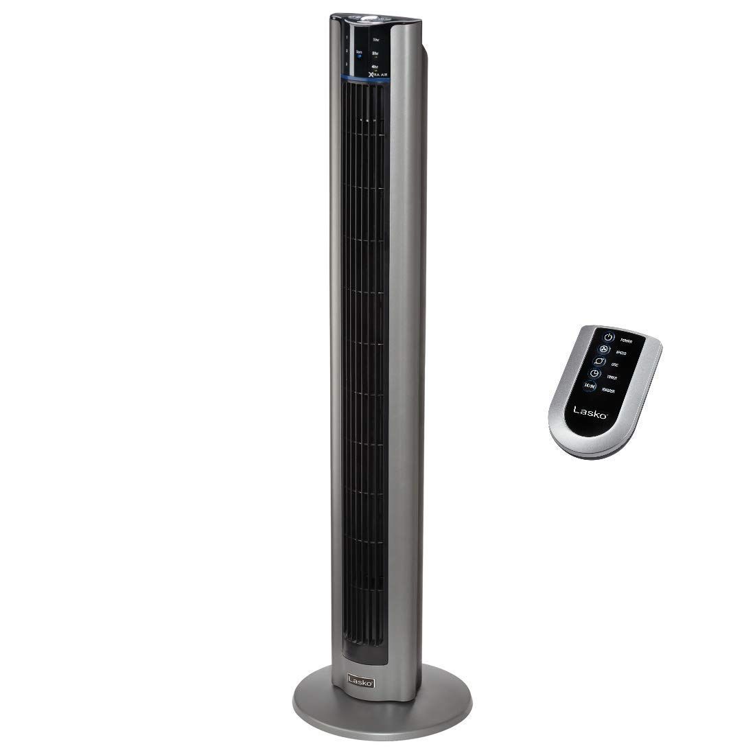 Lasko 48" Xtra Air Tower Fan with Fresh Air Ionizer | Timer and Remote Control for Home,Bedroom and Office use | with 3 yr India On-site warranty | #1 Brand in USA