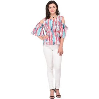 Purys Women Multicolor Printed Regular Top