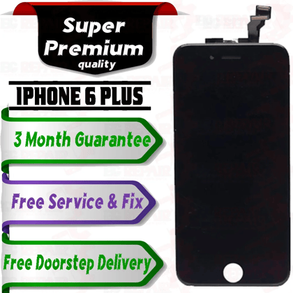 Apple iPhone 6 Plus  (display glass combo folder) Mobile Display LCD Screen With Touch. BLACK