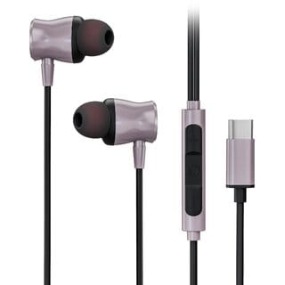 (Pack of 10) Digimate Drumbeat Wired C-Type Earphones with Built-in Mic  Bass Boosted Hands-Free Earphones