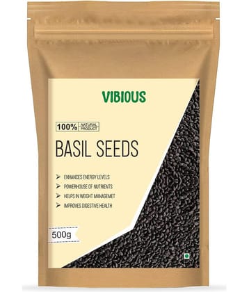 VIBIOUS - Basil Seeds (Pack of 1)