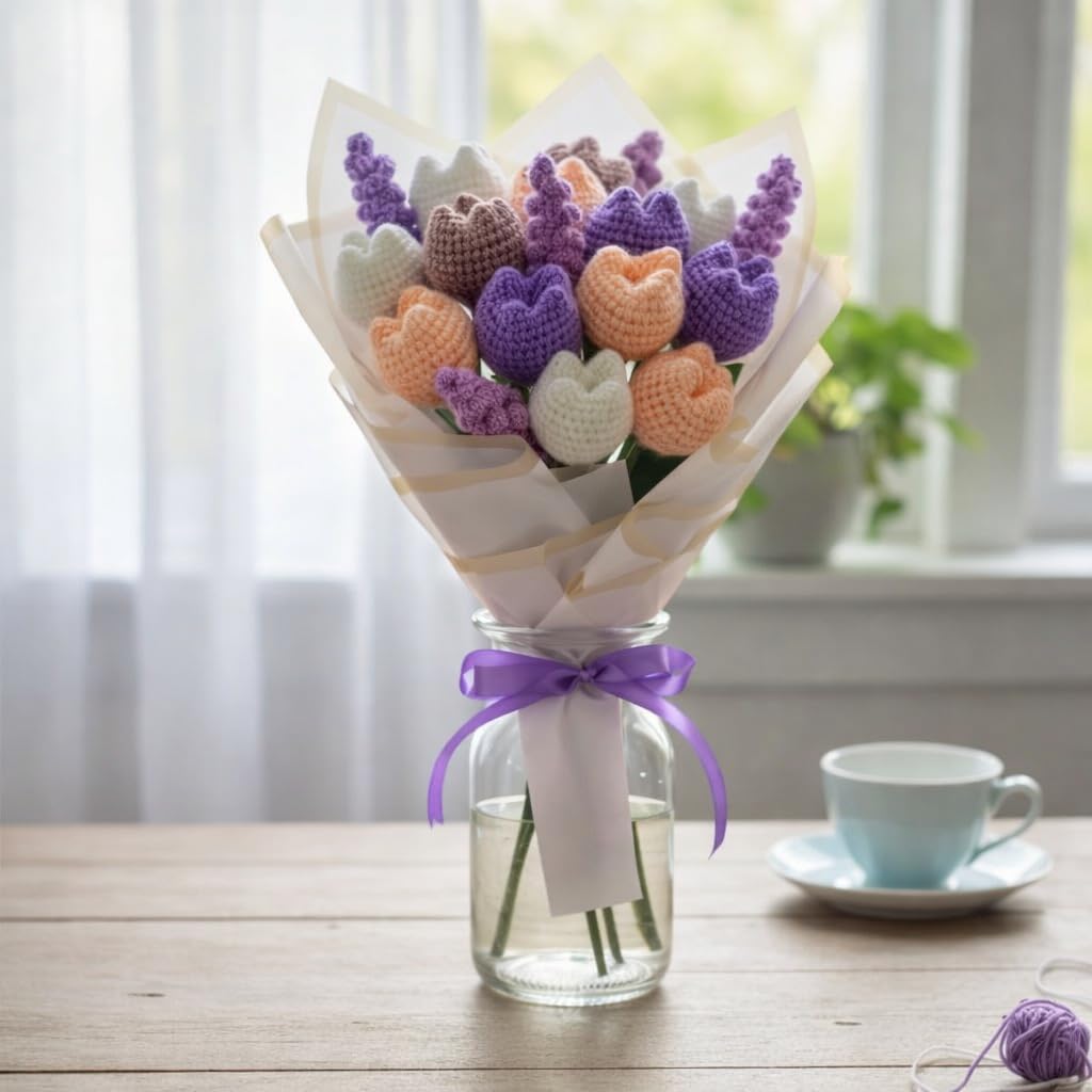 Rareity - Aromatic Hand Crochet Bouquet - Endless Beauty