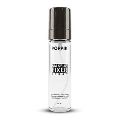 POPPIK Makeup Fixer Spray, 100ml, Long-Lasting 8-Hour Hold, Fine Mist with Natural Dewy Finish. POPPIK Makeup Fixer Spray, 100ml, Long-Lasting 8-Hour Hold, Fine Mist with Natural Dewy Finish.