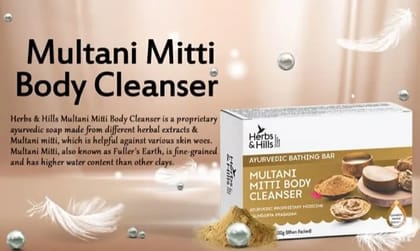 HERBS & HILLS MULTANI MITTI BODY CLEANSER 100g