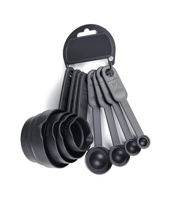 Dark Wolf Black Measuring Cups Set for Accurate Cooking and Baking Measurements