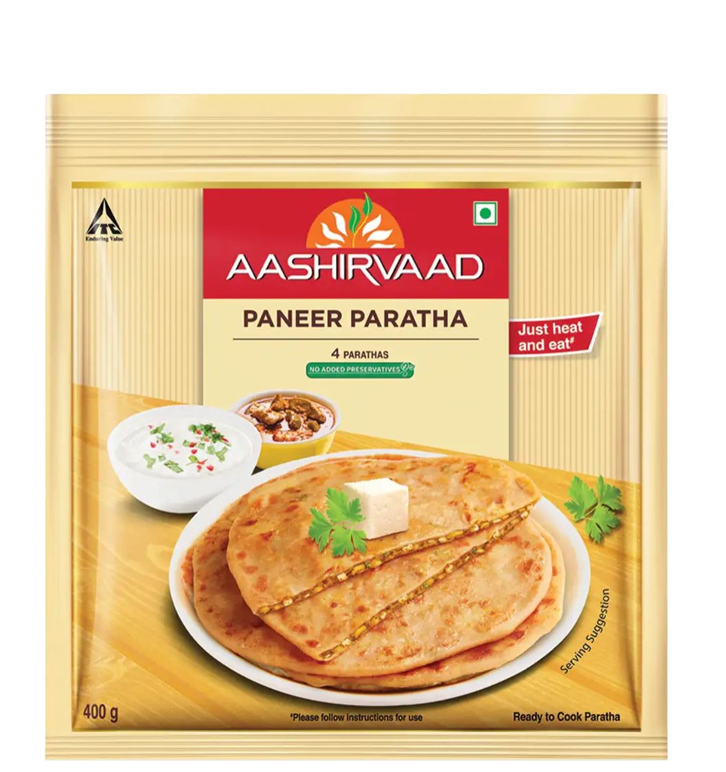 Aashirvaad Ready to cook paneer paratha