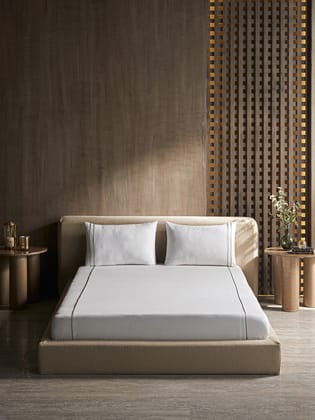 DDecor 100% Combed Cotton Super King Bedsheet with 2 Pillow Covers | Plain 180TC | Soft & Comfortable | Perfect for Everyday Bedroom Use | Astoria Collection | 274 CM X 274 CM
