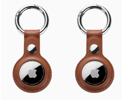 London - AirTag Custom Soft Leather Protective Holders London - AirTag Custom Soft Leather Protective Holders