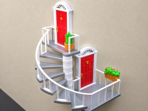 Wall Art, Wall decor & Display Shelf - 3D Printed Miniature Fairy Door Photo Decor for Home, Bedroom & Office, You