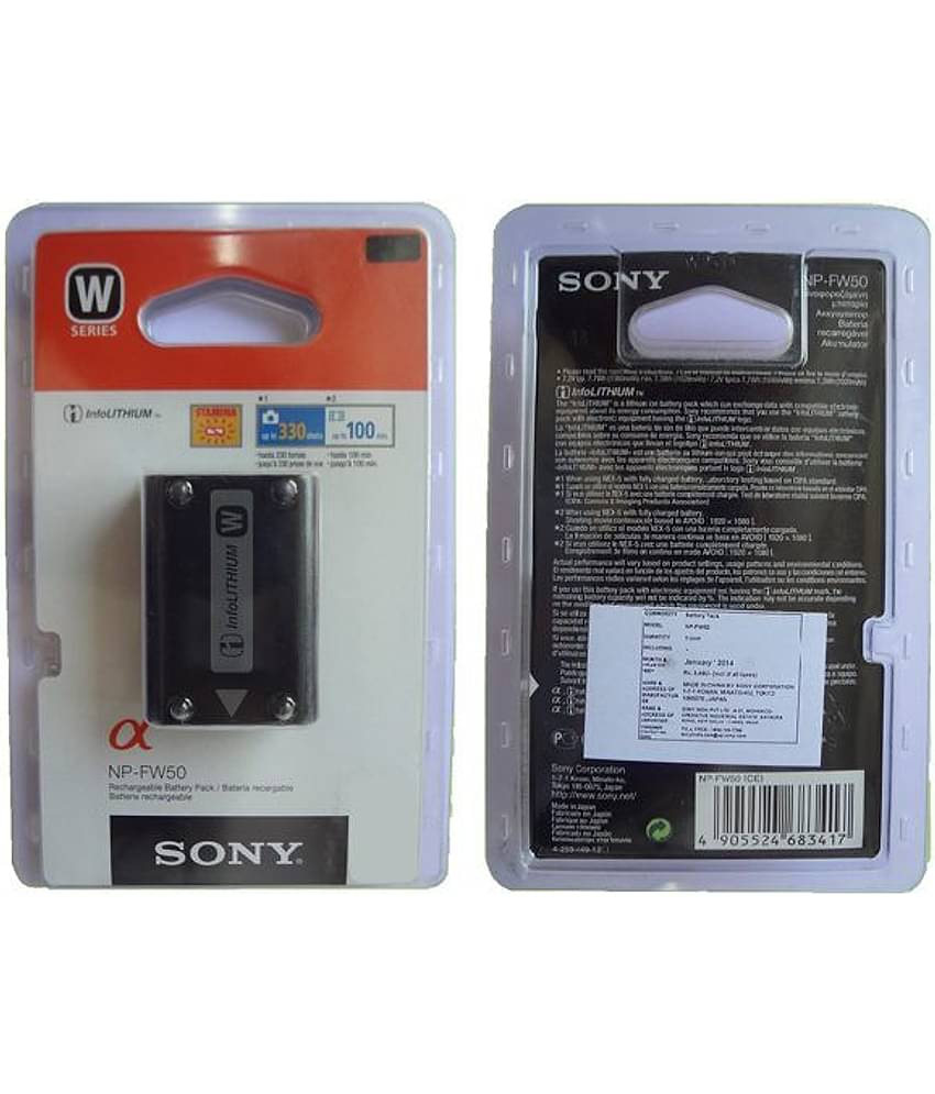 Sony NP-FW50 Replacement Lithium-Ion Battery