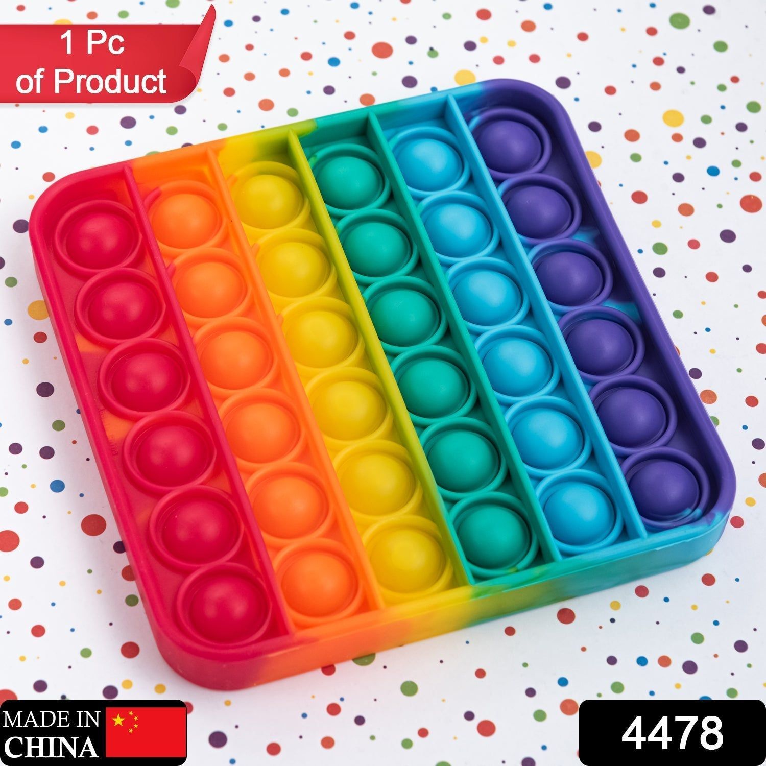 Square it Toy Special Needs Silicone Stress Relief Toy For Kids & Adult All Use  Toy
