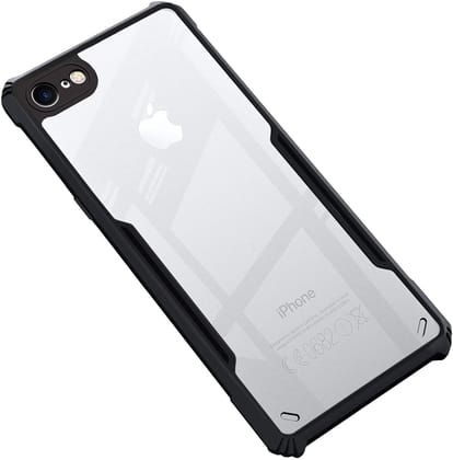 PLUGTECH Slim Shockproof Case | Matte Black Soft | Drop Protection | Precise Cutouts | Premium Mobile Cover for Apple iPhone 7, Apple iPhone 8, iPhone SE 2020