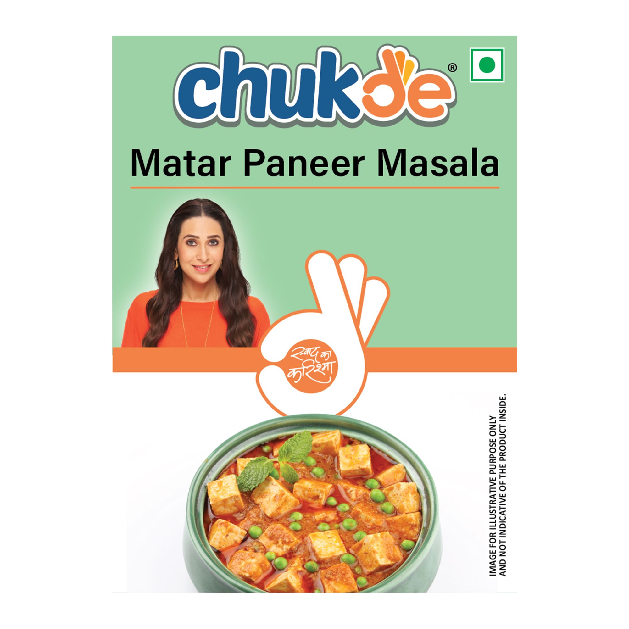 Chukde Matar Paneer Masala Rs.10/- Box