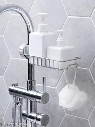 Adjustable Sink Organizer Rack | Kitchen Sponge & Soap Holder | Stainless Steel