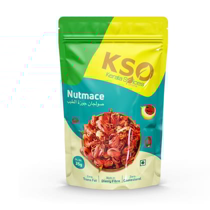 Keralaspicesonline 100% Natural Javitri Whole Spices Mace 25gm No Added Colors and Preservatives Indian Spice