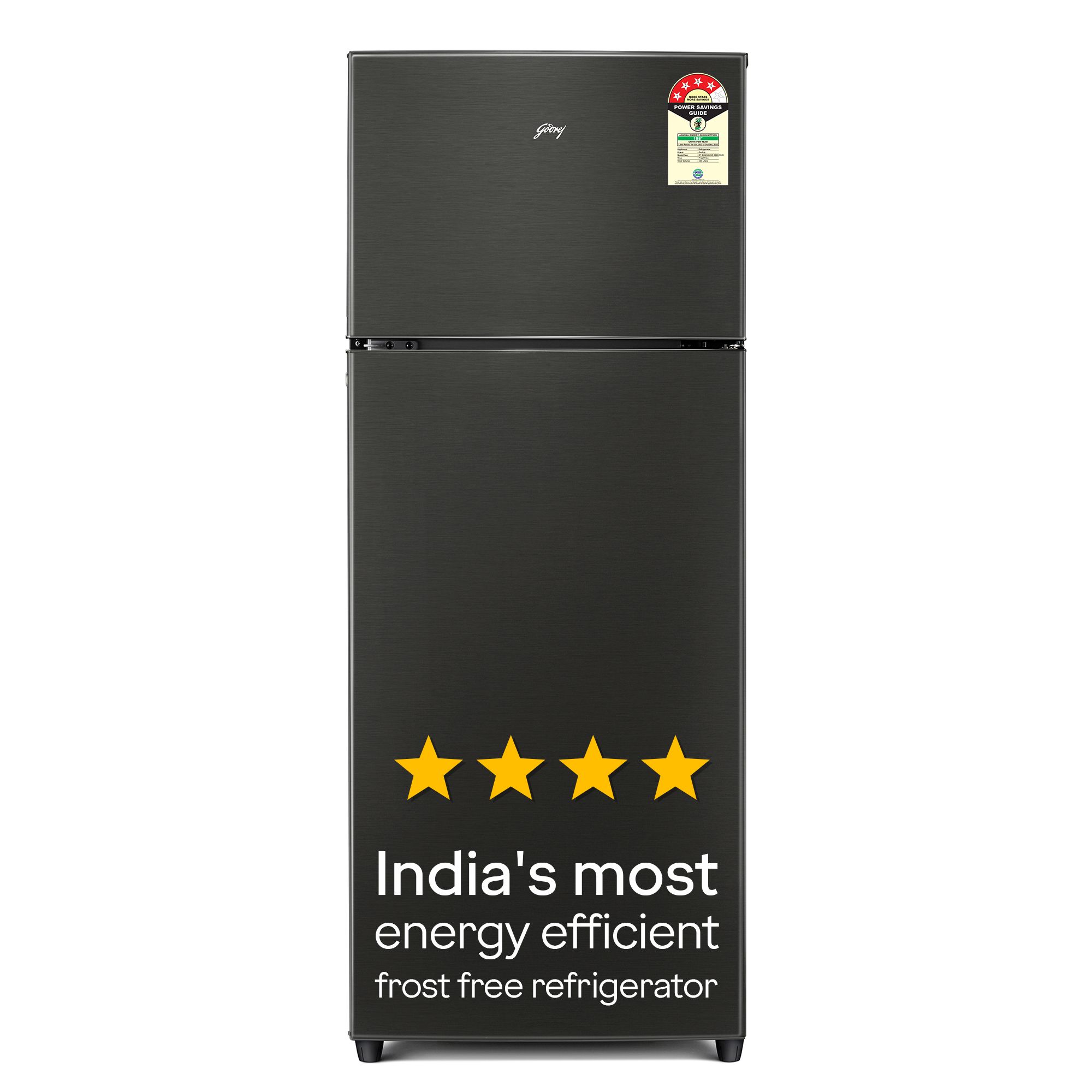 Godrej 244 L 4 Star, Convertible Freezer 6-In-1, Nano Shield Technology, Inverter Frost Free Double Door Refrigerator(2025 Model, RT EONVALOR 280D RCIF FS ST, Fossil Steel)