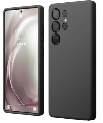 LIRAMARK Liquid Silicone Soft Back Cover Case for Samsung Galaxy S25 Ultra 5G