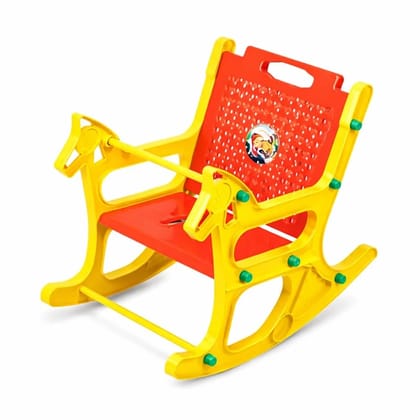 Kids Plastic Baby Rocker Chair | Horse Design Rocking Toy with Handle & Backrest | Safe & Durable Indoor Rocker for Toddlers (Horse, Yellow) Kids Plastic Baby Rocker Chair | Horse Design Rocking Toy with Handle & Backrest | Safe & Durable Indoor Rocker for Toddlers (Horse, Yellow)