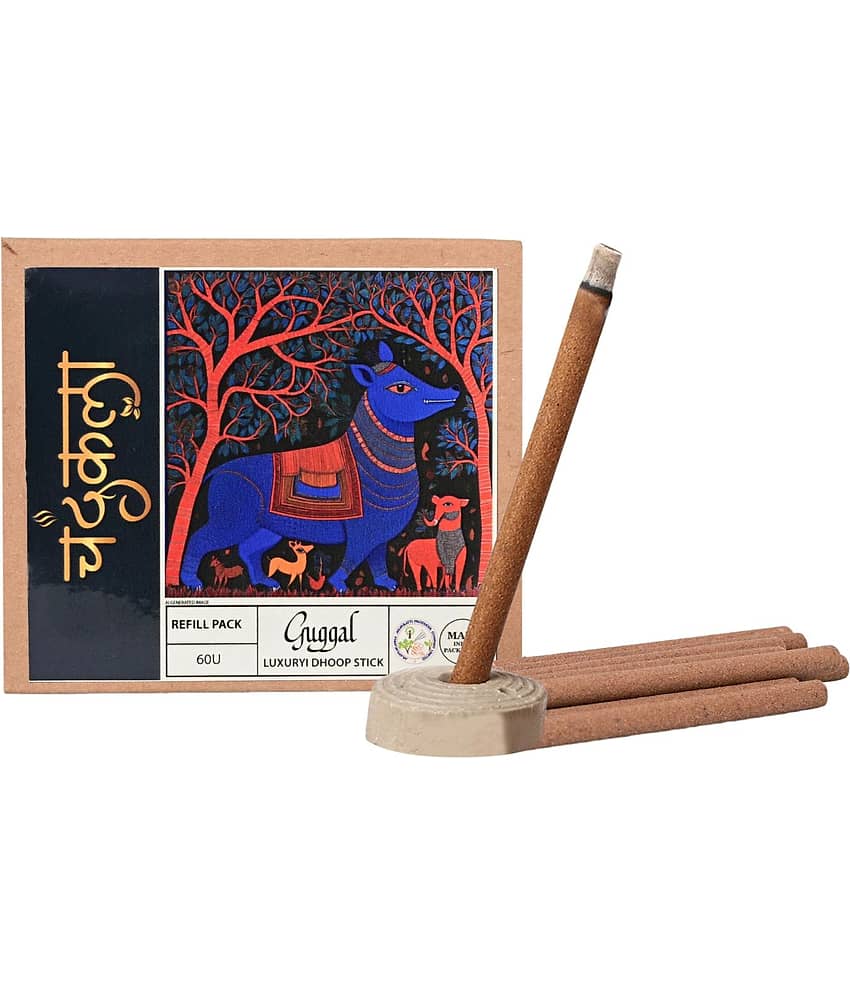 Chandrakala Incense Dhoop Sticks Guggal 60 Pieces ( Pack of 1 )