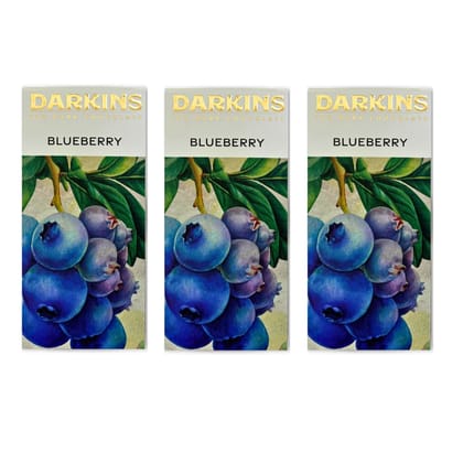 DARKINS 70% Dark Chocolate With Blueberries | 3x50gm | Gluten-Free Chocolate | Vegan | Natural | Unrefined Cane Sugar | 50g Each Pack of 3 DARKINS 70% Dark Chocolate With Blueberries | 3x50gm | Gluten-Free Chocolate | Vegan | Natural | Unrefined Cane Sugar | 50g Each Pack of 3