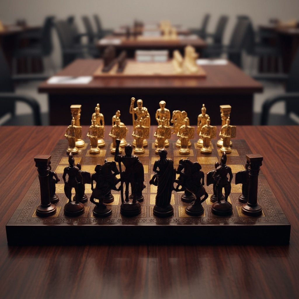 Brass Chess Traditional Set | Handmade Gift, Height : 4 Inch (BSMAS363 H)