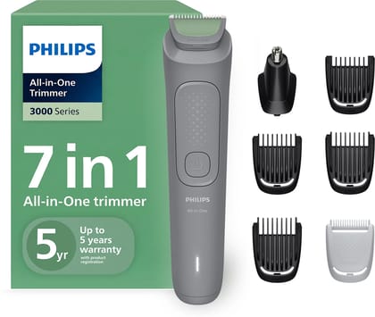 Trimmer For Man | Philips Men's All-in-One Trimmer for Beard, Face, Hair & Body Grooming, Nose and Ear Trimmer Attachment, 60-Minute Runtime, Skin-Friendly Trimming, 2-Year Warranty Trimmer For Man | Philips Men's All-in-One Trimmer for Beard, Face, Hair & Body Grooming, Nose and Ear Trimmer Attachment, 60-Minute Runtime, Skin-Friendly Trimming, 2-Year Warranty