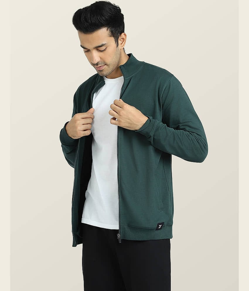 XYXX Cotton Blend Men's Casual Jacket - Green ( Pack of 1 )