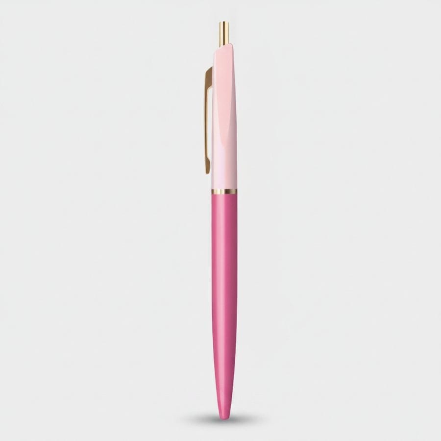 Retractable Pink Ballpoint Pen