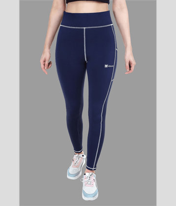 IDASS - Lycra Slim Fit Blue Women's Jeggings ( Pack of 1 )