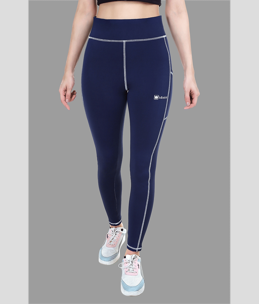 IDASS - Lycra Slim Fit Blue Women's Jeggings ( Pack of 1 )