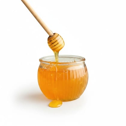 Pure Natural Honey in Glass Jar - 1 kg - One glass jar of honey