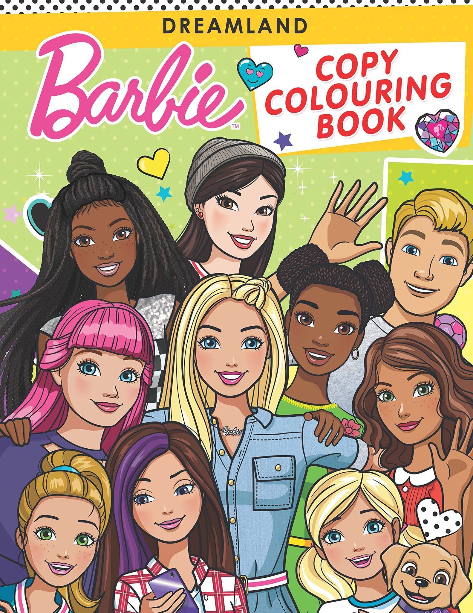 Barbie Copy Colouring Book [Paperback] Dreamland Publications