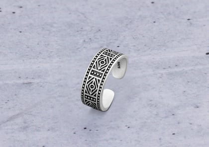 Tribal Carved Ring