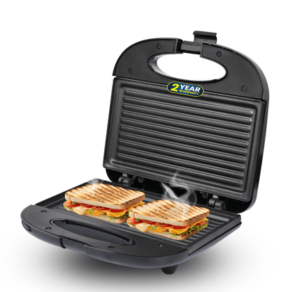 truTRTL Smart Grill Electric Sandwich Maker with Non-Stick Die Cast Aluminium Plates | Auto Cut-Off | 800W | Grill Sandwiches & More (Black) truTRTL Smart Grill Electric Sandwich Maker with Non-Stick Die Cast Aluminium Plates | Auto Cut-Off | 800W | Grill Sandwiches & More (Black)