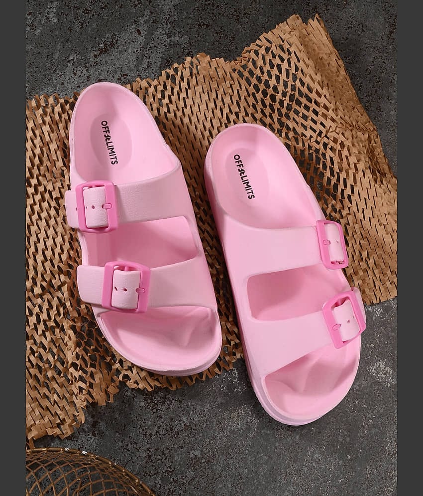 OFF LIMITS Pink Women's Slide Flip Flop