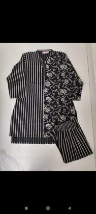Black kurti set