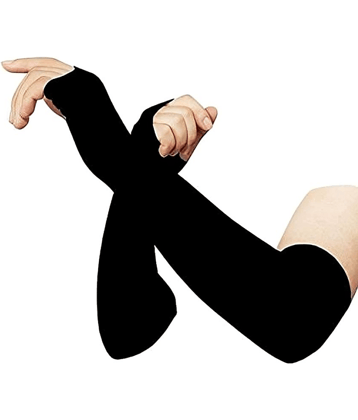 dust n shine Black Women's UV Protection Gloves ( Pack of 2 )